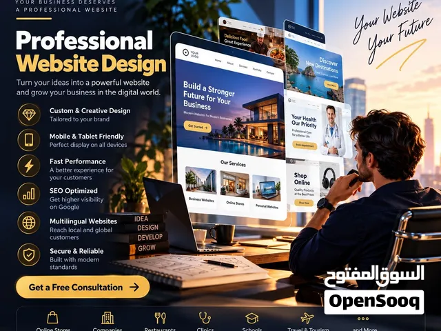 Corporate Website Design Oman Demo First 3 Months Free Best Priceتصميم مواقع شركات عُمان
