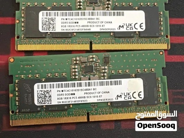 رامات لابتوب dd5 و ddr4
