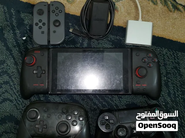 نينتيندو سويتش مهكر مع اكسسوارات اضافية كاملة Nintendo swich