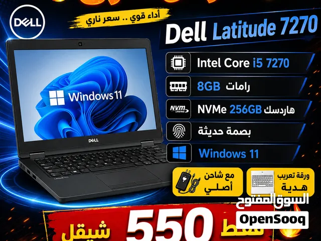 لابتوبdell i5  بسعر العرض فقط550 شيقل بدل650