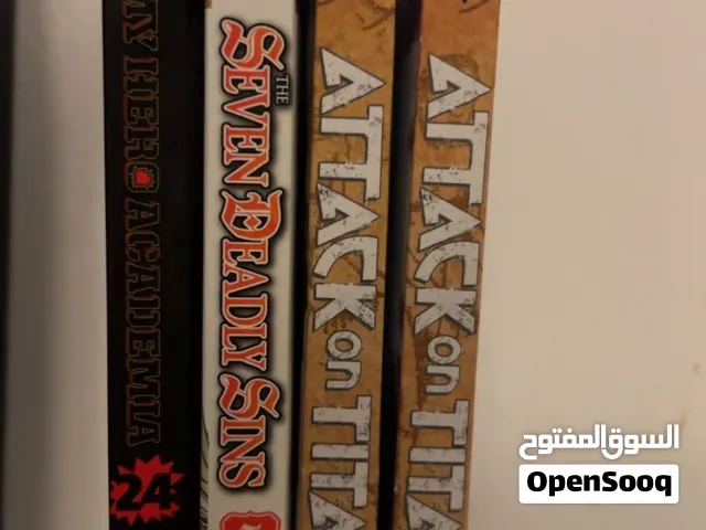 Manga : attack on titan, mha, the seven deadly sins