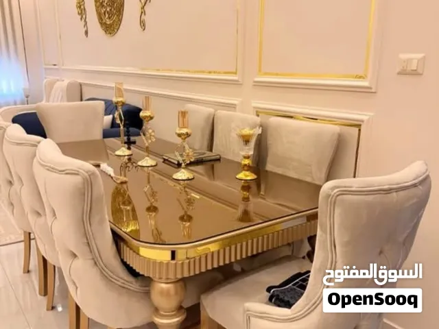 طاولات سفره فخمه مميزه مصنوعه من خشب زان والاتيه كفاله 3 سنوات