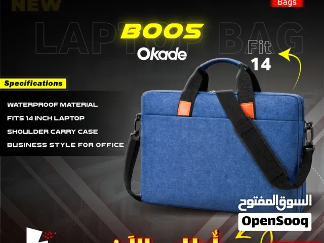Okade 14 Inch B005 Shoulder Laptop Bag شنطة لابتوب لون أزرق