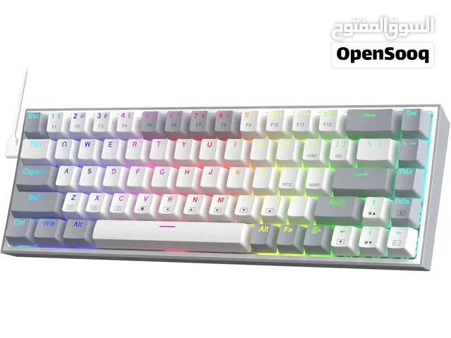 كيبورد ريد دراغون ميكانيكي اصلي REDRAGON 65% USB WIRED KEYBOARD RED SWITCH
