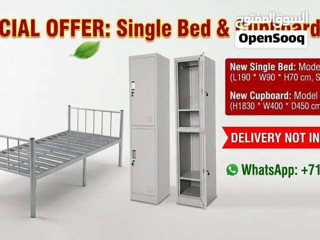 Single bed farem with single door cupboard available