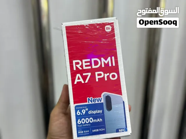 Redmi A7 pro 4RAM / 64GB جديد مسكر بالكرتونة كفالة الوكيل الرسمي وشركتنا 3 سنوات