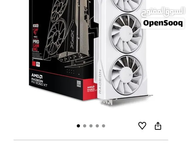 GPU XFX RX 9060 XT 16GB White OC - شبه جديد كرت شاشة