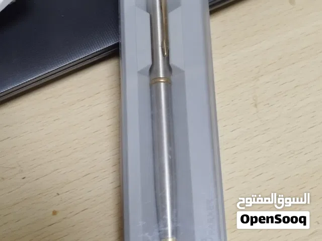 قلم حبر جاف رفيع باركر سونيت ستينلس ستيل مذهب