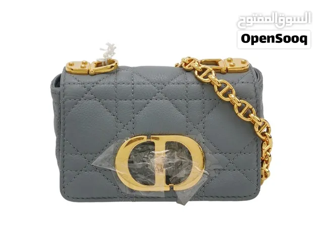 Authentic Christian Dior Caro Micro Bag (Grey) – Excellent Condition with Dust Bag & Shopping Bag