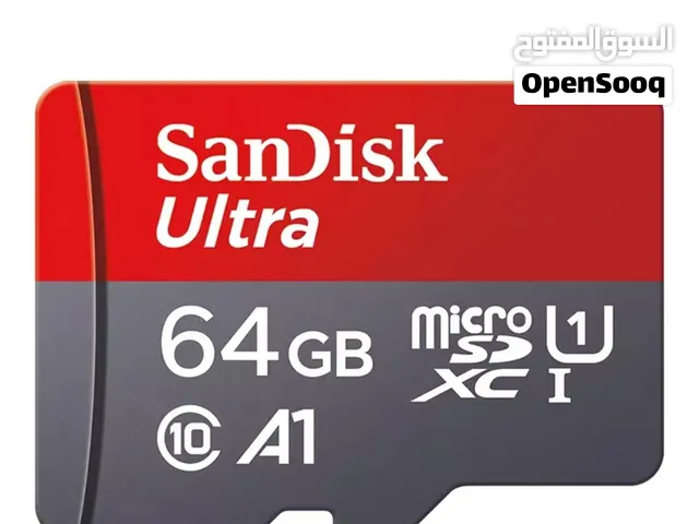 بطاقة تخزين سانديسك SanDisk TF Card 64GB