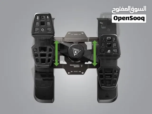 دواسات توجيه الدفه لمحاكي الطيران Turtle beach velocityone universal rudder pedals for window&xbox