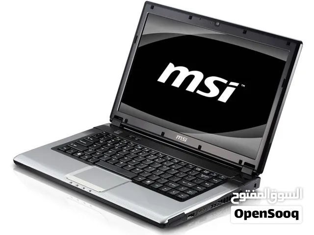 (((( بيع قطع لاب توب MSI ))))))