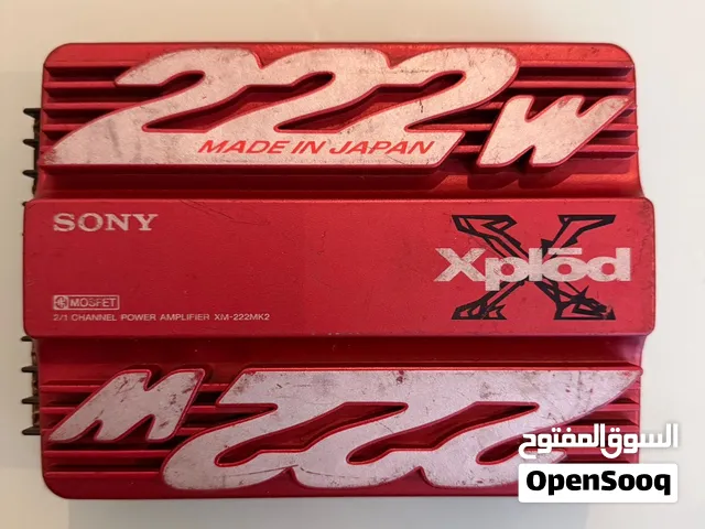 Sony Xplod Amplifies