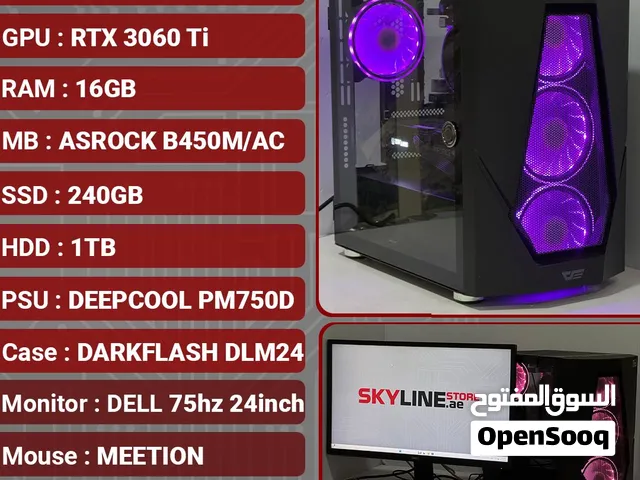 RTX 3060Ti GAMING PC SETUP سيت اب بيسي قيمنق كامل (عرض خاص)