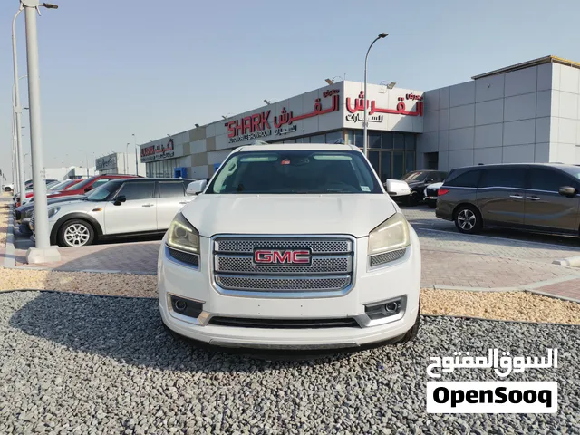 جي ام سي اكاديا دينالي 2016 أبيض أمريكي GMC Acadia 2016 Denali white USA    2016 AWD سلندر 6