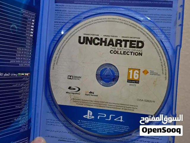 لعبة سوني 4 انشارتد ثلاث أجزاء في سيدي واحد نظيف واستعمال يوم واحد والسعر قابل للتفاوض