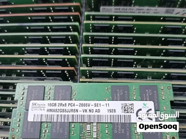رامات كمبيوتر و لابتوب 16gb ddr4 2666