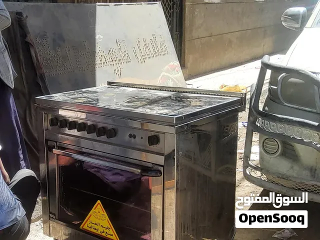 فرن غاز إيطالي وكاله  5 عيون نحاس + فرن كبير ستانلس ستيل قوي يخدم لولد الولد