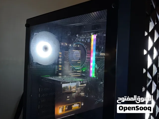 بيسي مستعمل سبوعين استعمال خفيف مواصفاته 3050 i5-13300f  16 قيقا رام 750 واط مذر بورد من اسوس