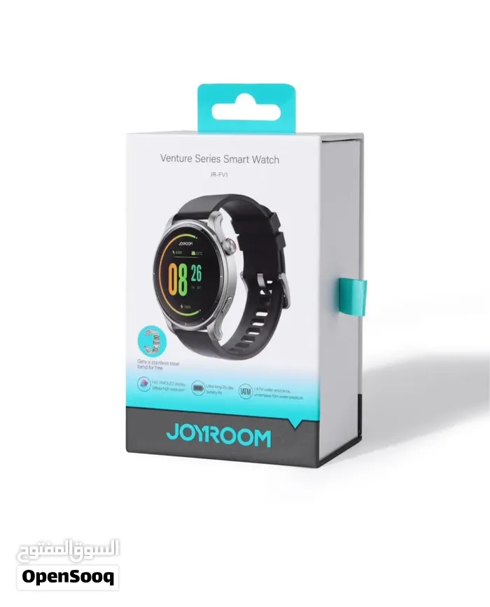 ⁦⁦JOYROOM⁩⁩ ⁦⁦JR-FV1⁩⁩ ⁦⁦Venture⁩⁩ ⁦⁦Series⁩⁩ ⁦⁦Smart⁩⁩ ⁦⁦Watch⁩⁩ ساعة جوي روم