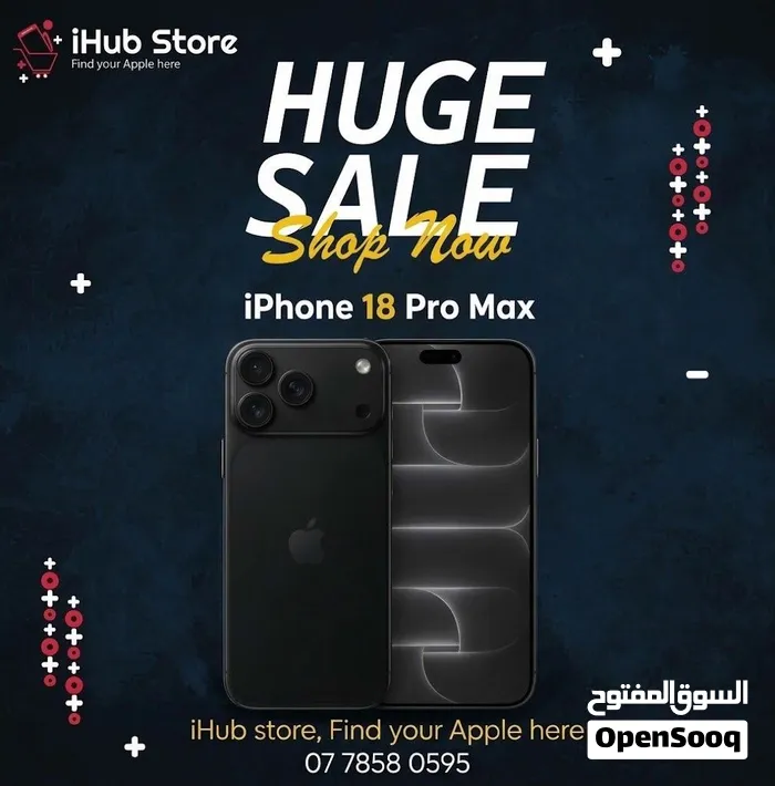 Iphone 18 Pro Max 256gb Black e-sim