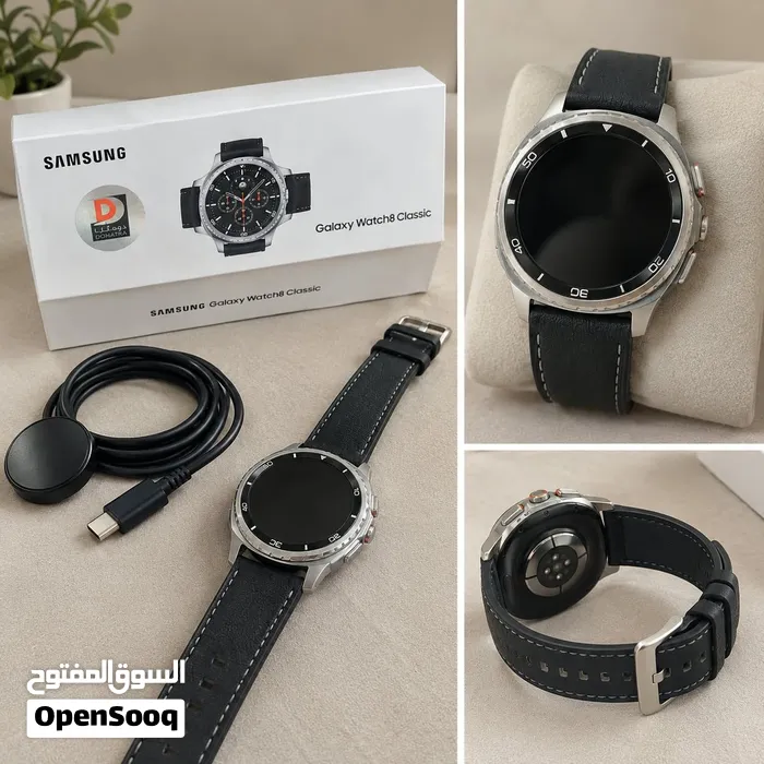 Samsung Galaxy Watch 8 Classic Black, Bluetooth, 46mm Smart Watch